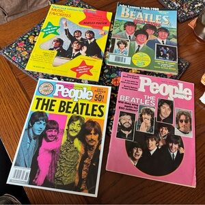 Lot The Beatles Forever Magazine People Collectors Issue Vintage 4X